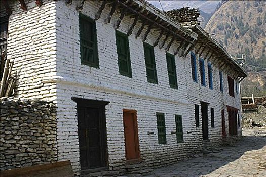 建筑,安娜普纳,喜马拉雅山,尼泊尔