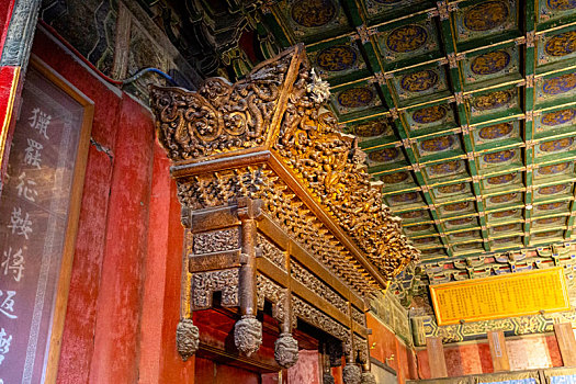 北京故宫西路养心殿木雕