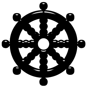 佛教,象征,轮子