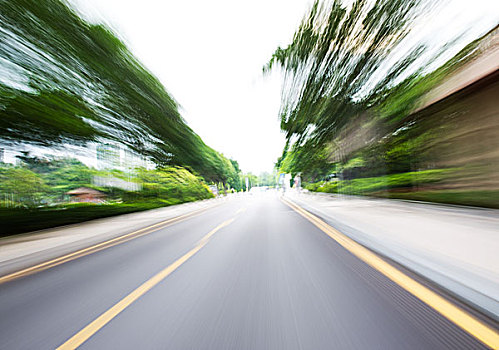 道路,动感