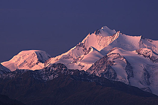 山,山丘,山峦,瓦莱,瑞士,欧洲