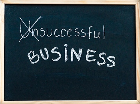 成功,商业,信息,失败,手写,白色,粉笔,木框,黑板,商务