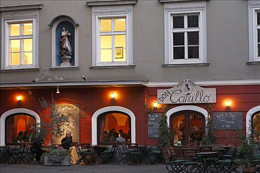 比萨饼店,圣芳济修会,历史名城,中心,格拉茨,施蒂里亚,奥地利,欧洲