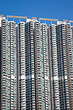 中国,香港,特色,住宅,公寓楼
