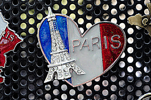 特写,巴黎,埃菲尔铁塔,徽章