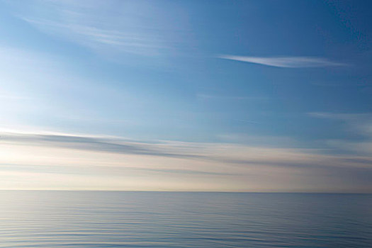 地平线,上方,波罗的海