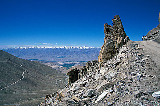 道路,世界,印度,喜马拉雅山,查谟-克什米尔邦,北印度,亚洲