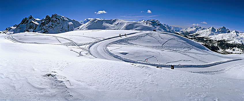 瑞士,恩加丁,哲学家,道路,开端,灰色,高地,阿尔卑斯山,冬季活动区,结冰,区域,雪,冬天,阳光,远眺,顶端,小路,长度