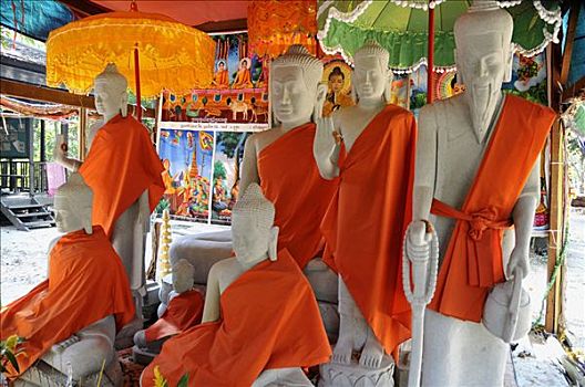 佛像,吴哥窟,庙宇,柬埔寨,东南亚