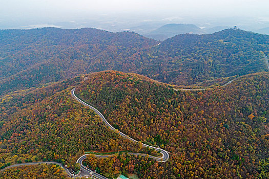 第八洞天,第一福地,江苏省镇江市句容市茅山风景区航拍