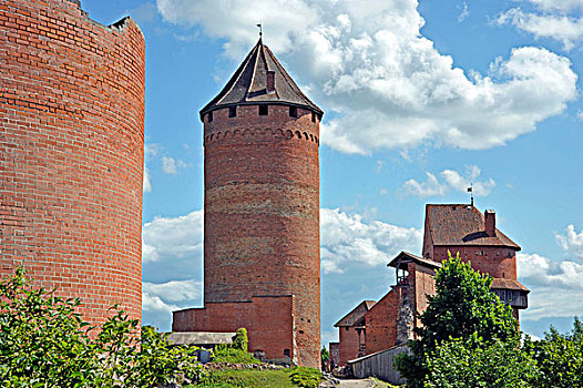 城堡,拉脱维亚,波罗的海国家,北欧