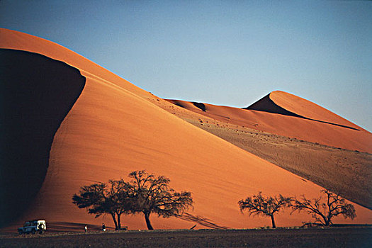 纳米比亚,索苏维来地区,沙丘,日落,陆地,大幅,尺寸