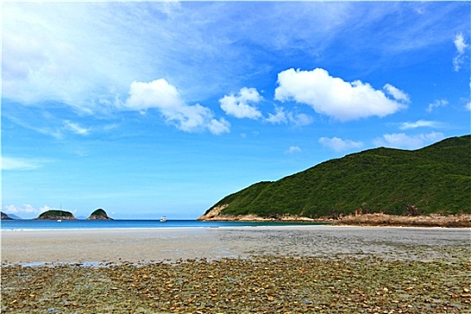 海滩,香港