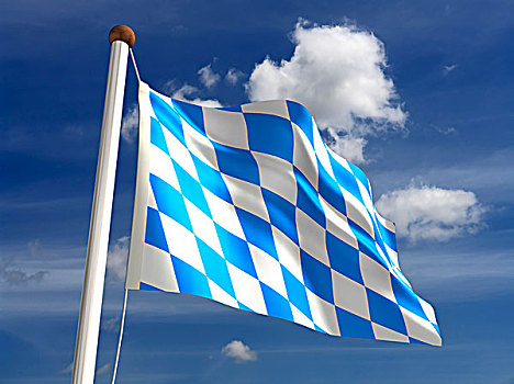 巴伐利亚,旗帜,德国