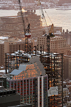 建筑,曼哈顿,纽约,美国