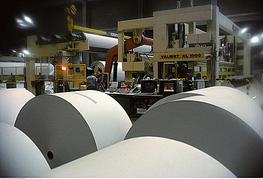 造纸厂,萨斯喀彻温,加拿大