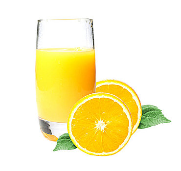 美味,玻璃杯,橙汁