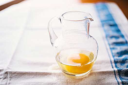 生食,蛋,玻璃罐