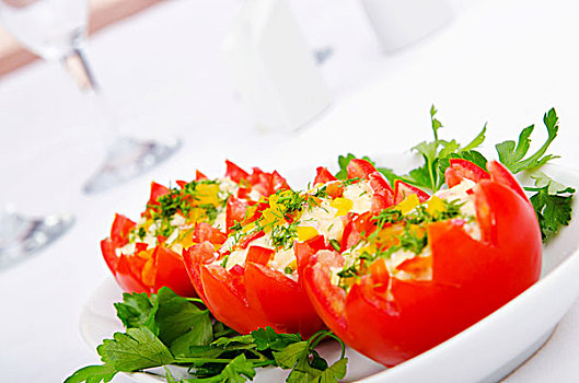 西红柿,俄罗斯,沙拉