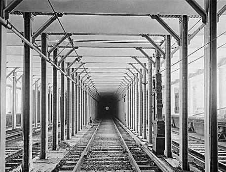 地铁,隧道,纽约,美国,轨道,运输,历史