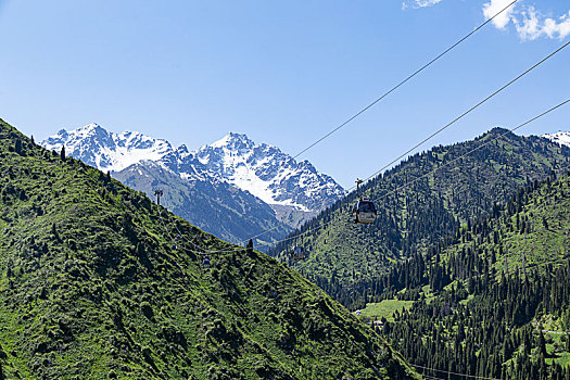 哈萨克斯坦,阿拉木图,迪奥,风景区