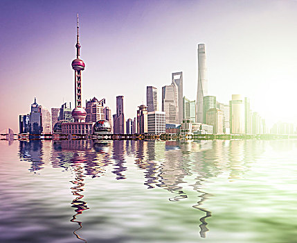 漂亮,上海,陆家嘴,金融中心,旁白,黄浦江