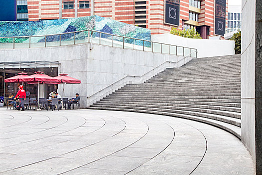 上海城市风光道路