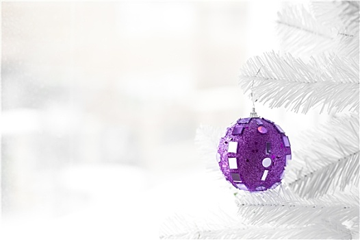 紫色,小玩意,圣诞树