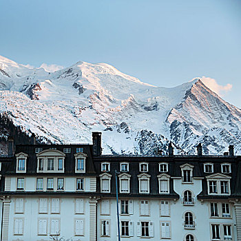 酒店,雪,法国阿尔卑斯山,背景,隆河阿尔卑斯山省,法国