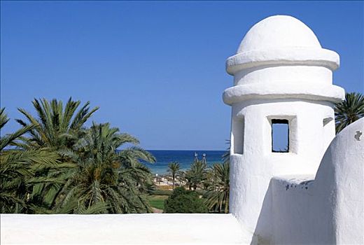 传统,北非,建筑,突尼斯,非洲