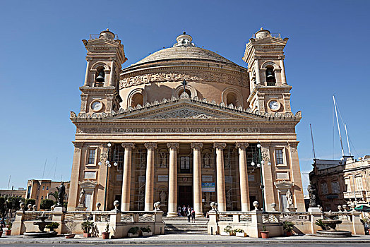 圣母升天大教堂,圣母,圆形建筑,马耳他,欧洲