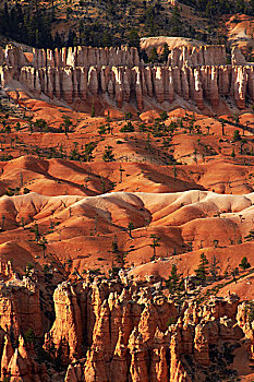 美国,犹他,布莱斯峡谷国家公园,怪岩柱,风景