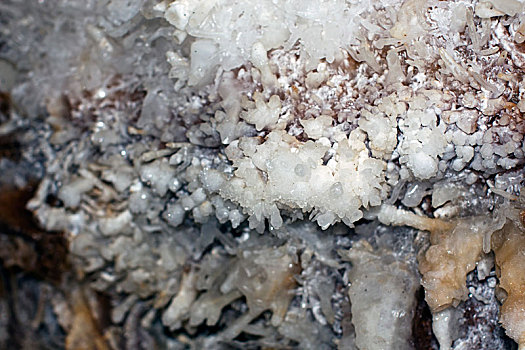 白色,水晶,矿物质,自然,洞穴