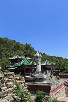 北京颐和园昆明湖万寿山昆明湖碑