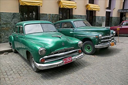 老爷车,哈瓦那,古巴,中美洲,加勒比海