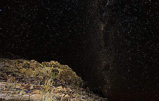 银河,高处,纳米比诺克陆夫国家公园,纳米比亚,非洲