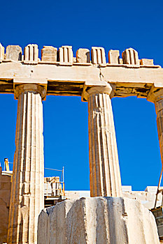 希腊,老,建筑,历史,地点,帕特侬神庙,雅典