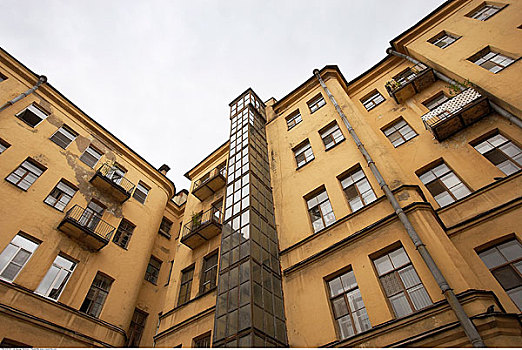 公寓楼,市区,圣彼得堡,俄罗斯