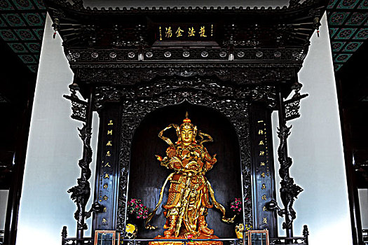 苏州重元寺---韦驮神像