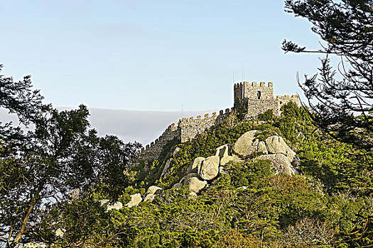 城堡,辛特拉,葡萄牙