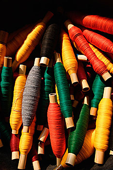 中美洲,危地马拉,彩色,编织,材质,店