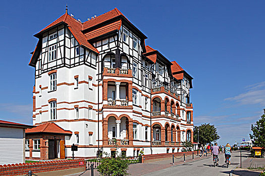 酒店,波罗的海,海岸,梅克伦堡前波莫瑞州,德国,欧洲