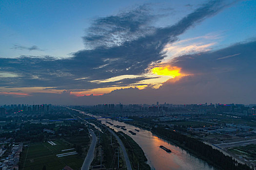 江苏省淮安市京杭大运河水上运输