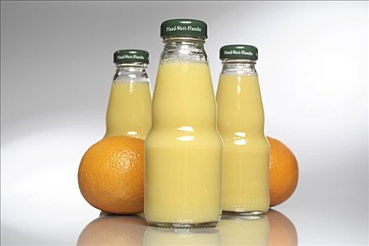 瓶子,橙汁
