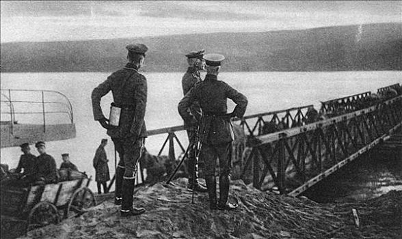 军队,多瑙河,罗马尼亚,一战