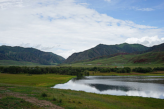 陕西甘肃夏河县桑科草原