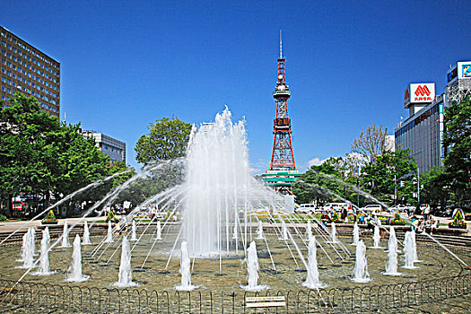 大通公园,札幌,电视塔