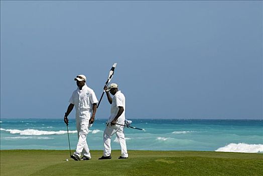 高尔夫球场,蓬塔卡纳,多米尼加共和国,中美洲