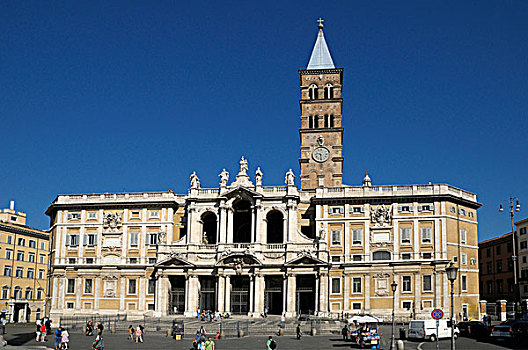 大教堂,圣玛丽亚教堂,圣玛丽,罗马,意大利,欧洲