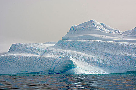 南极,湾,冰山